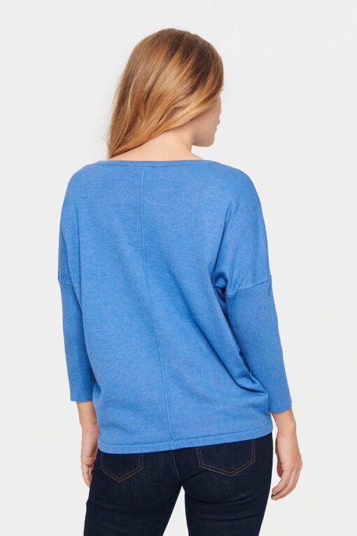 Saint Tropez Milasz Pullover Dutch Blue Melange