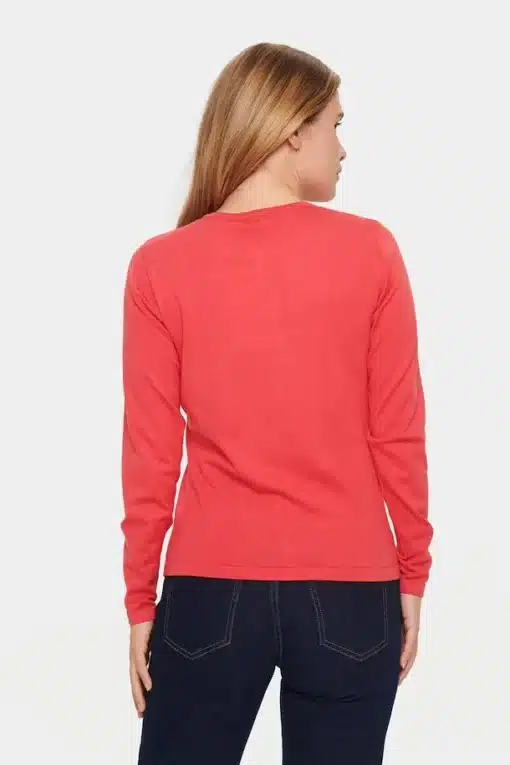 Saint Tropez Milasz Knitted Cardigan Cayenne