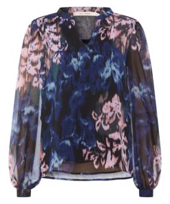 Rue de Femme New Corsa Blouse Blue Ribbon