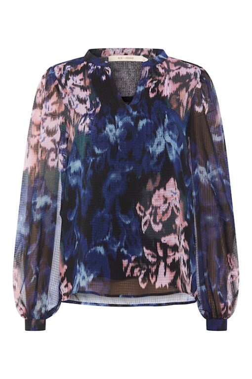 Rue de Femme New Corsa Blouse Blue Ribbon