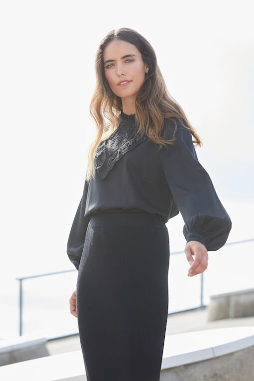 Rue de Femme Layla Blouse Black