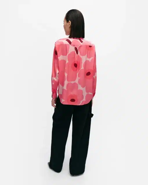 Marimekko Maija Unikko Silk Shirt