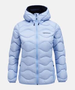 Peak Performance Helium Down Hood Jacket Women Amity Blue