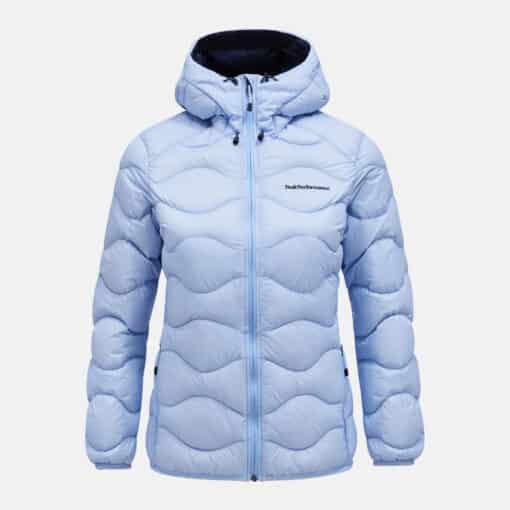 Peak Performance Helium Down Hood Jacket Women Amity Blue
