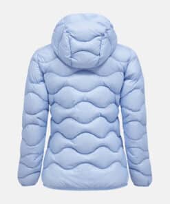 Peak Performance Helium Down Hood Jacket Women Amity Blue