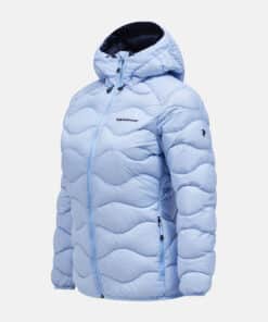 Peak Performance Helium Down Hood Jacket Women Amity Blue