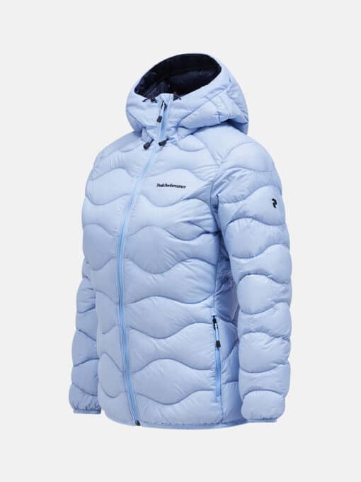 Peak Performance Helium Down Hood Jacket Women Amity Blue