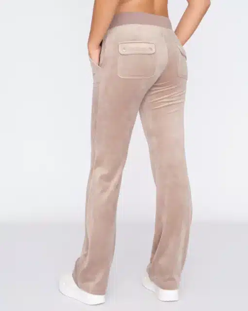 Juicy Couture Classic Velour Del Ray Pant Fungi