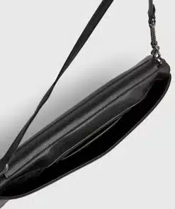 Calvin Klein Quilted Clutch Bag Black