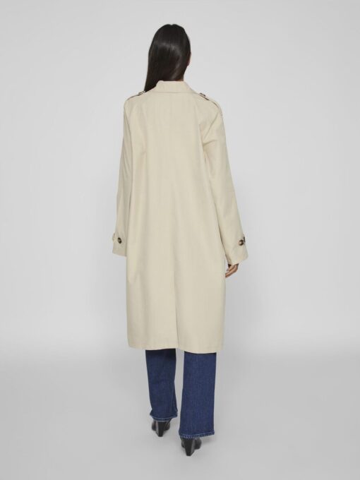 Vila Balinja Long Jacket Feather Gray