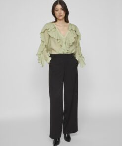 Vila Nabia Flounce Top Swamp