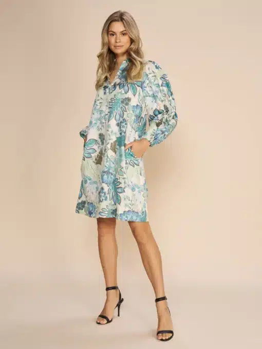 Mos Mosh Ayo Sarasa Dress Wasabi