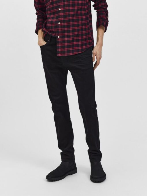 Selected Homme Slim Leon Black