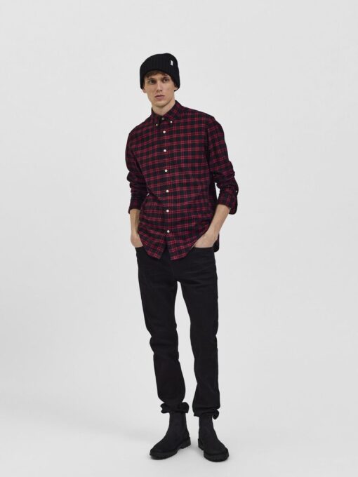 Selected Homme Slim Leon Black