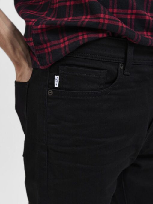 Selected Homme Slim Leon Black