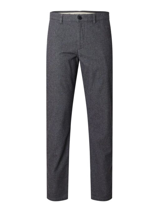Selected Homme Slim Miles Brushed Pants Dark Grey