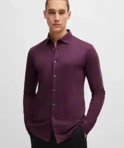 Boss Mysoft Shirt Purple