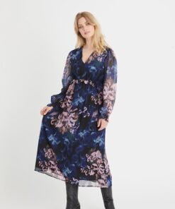 Rue De Femme Cambria Dress Blue Ribbon