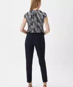 Comma, Print Blouse Top Navy