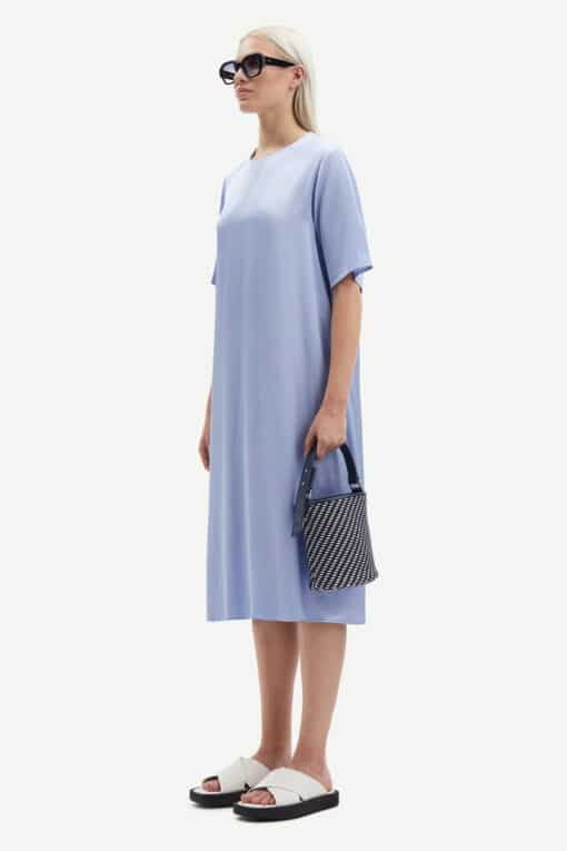 Samsoe & Samsoe Sadenise Dress Blue Heron