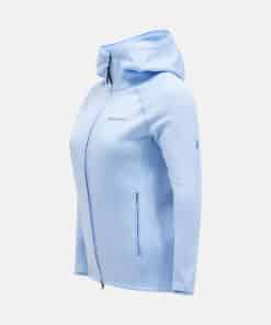Peak Performance Chill Light Zip Hood Woman Amity Blue
