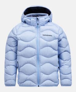 Peak Performance Helium Down Hood Jacket Junior Amity Blue