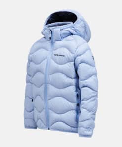Peak Performance Helium Down Hood Jacket Junior Amity Blue