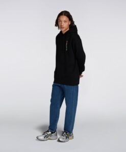 Edwin Kamifuji Hoodie Sweat Black