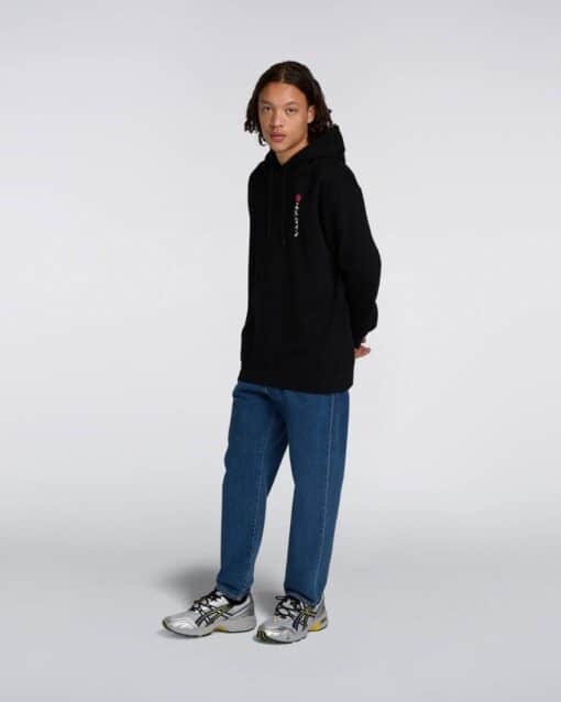 Edwin Kamifuji Hoodie Sweat Black