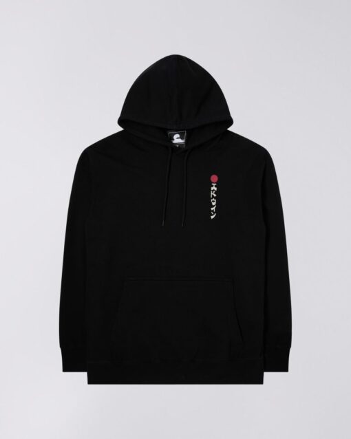 Edwin Kamifuji Hoodie Sweat Black
