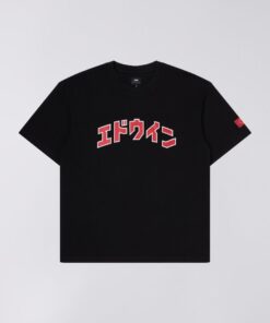 Edwin Katakana Retro T-shirt Black