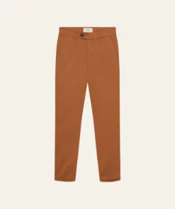 Les Deux Como Cotton Suit Pants Cherrywood