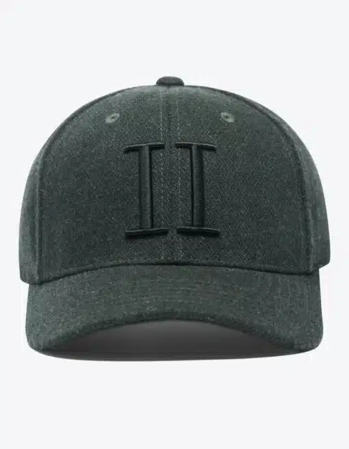 Les Deux Wool II Baseball Cap Olive Night/Black