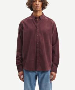 Samsøe Samsøe Liam BX Shirt Red Mahogany