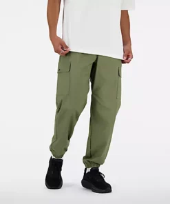 New Balance Twill Cargo Jogger Dark Olivine