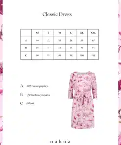 Nakoa Classic Dress Ballet of Blossoms