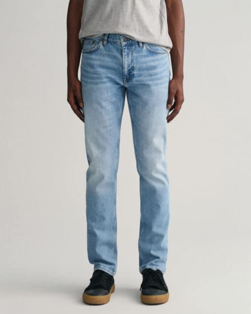 Gant Slim Fit Jeans Light Blue Vintage