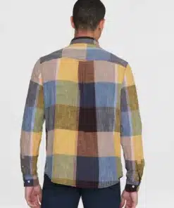 Knowledge Cotton Apparel Regular Checked Shirt Blue Check