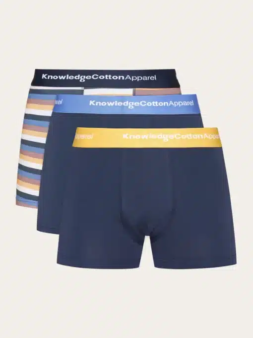 Knowledge Cotton Apparel 3-Pack Underwear Multicolor