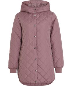 Vila Tate Hooded Jacket Nostalgia Rose