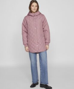 Vila Tate Hooded Jacket Nostalgia Rose