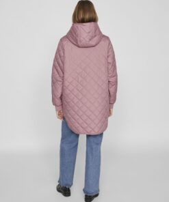 Vila Tate Hooded Jacket Nostalgia Rose