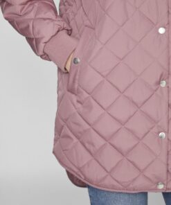 Vila Tate Hooded Jacket Nostalgia Rose