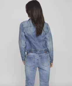 Vila Show New Denim Jacket Light Blue Denim