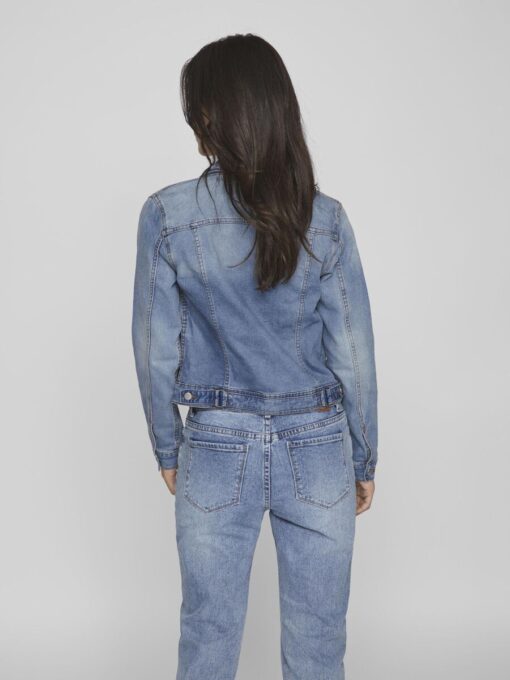 Vila Show New Denim Jacket Light Blue Denim