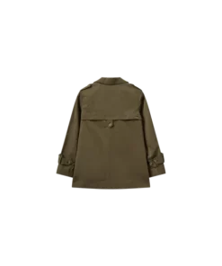 Mos Mosh Silma Short Trenchcoat Burnt Olive