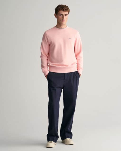 Gant Shield C-Neck Bubbelgum Pink