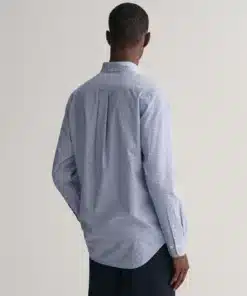 Gant Poplin Banker Shirt College Blue