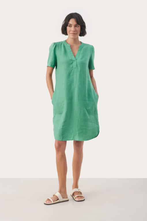 Part Two Aminase Dress Gren Spruce