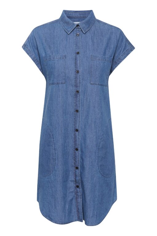Part Two Ellena Denim Dress Medium Blue Denim